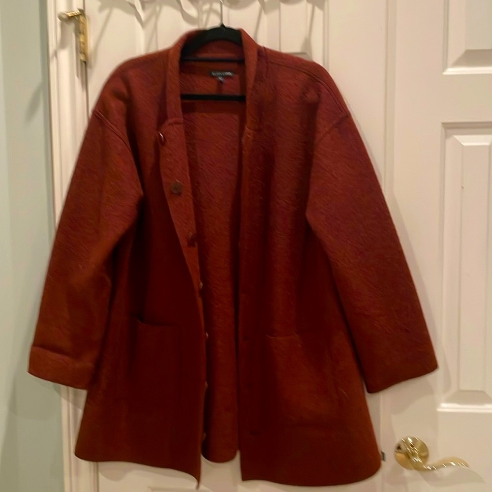 Eileen Fischer wool Jacket L
